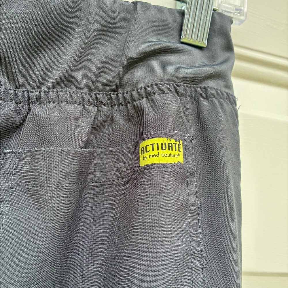 Activate by Med Couture Womens Yoga Cargo Scrub Pants Sz S - Picture 6 of 13